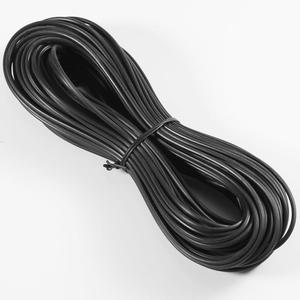 2 FLYZZZ Screen Spline 0.140" x 200' Spline for Window Screen Door Repair, Round，Black，Suitable for Regular Groove Width 0.134''-0.146''