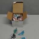 Hifunwu 60 Pcs Halloween Stretchy Skeletons Party Favors for Kids with Sticky Spider Webs, Assorted Halloween Stretchy Toys for Kids Party Favors, Halloween Goodie Bags Filler, Pinata Filler, Game Prizes