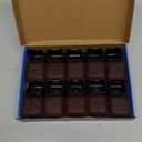 20 Pcs Chair Leg Floor Protectors for Hardwood Floors, Black Rubber Furniture Sliders with Felt, Silicone Furniture Leg Caps Covers (Fit Square Diameter:1.06" to 1.44")