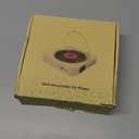 Bluetooth Portable Home CD Music Player with Remote Control, Timer, Built-in Speakers and LED Display - FM Radio Boombox (White)