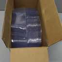 COLOSUS 60pcs 7.5 inch Clear Plastic Dessert Plates - Heavy Duty Plastic Appetizer Plates,Premium Disposable Salad Plate for Thanksgiving Wedding and Everyday Use