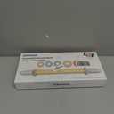 Geesta Adjustable Wood Rolling Pin with 5 Thickness Rings, Precise Dough Roller Handle Press Design with Measurement Guide for Fondant, Pizza, Pie Crust, Cookie, Pastry Baking Decorating Accessories (Western)