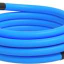 KORVOS 25FT RV Fresh Water Hose,No Kinking Premium Drinking Water Hose,Garden Lead-In Hose 5/8 In, Heavy Duty, Lightweight, Drinking Water Safe