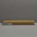 ChrisDowa Cordless Zebra Blinds for Windows, Dual Layer Free-Stop Light Filtering Window Roller Shades, Pull Down Privacy Zebra Shades for Home, Office, Bedroom, Door (23" W x 72" H, Black)