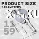 Stainless Steel Oarlock Sockets, Boat Paddle Holders,Adjustable Oarlock Horns,Rowlock Oarlock for Shaft Marine Yacht