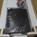 Huuger LED TV Stand for Bedroom, 47 Inch Dresser TV Stand for 43, 50, 55 Inch TV, Black TV Stand with Storage, Entertainment Center with Power Outlets, 6 Drawer Fabric Dresser for Living Room