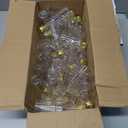 OurWarm 50 Pack Mini Liquor Bottles, 1.7oz/50ml Mini Shot Bottles with Gold Screw Caps Funnels Tags & Twines, Empty Wine Bottles for Juice Alcohol Homemade Liquor Birthday Wedding DIY Party Favors