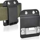 Drill Holder Clip for Tool Belt, Low-Profile Drill Belt Clip Holster for Cordless Drill, Screw Gun Fits Up to 2" Tool Belts
