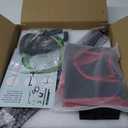 Dog Grooming Arm with Pet Grooming Hammock, getlstub 35" Pet Grooming Table Arm with Adjustable No Sit Haunch Holders, Dog Grooming Stand with Loop Noose for Small and Medium Pets (Black)