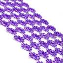 Mandala Crafts Flower Pattern 4 in 10 Yds Purple Bling Wrap Rhinestone Mesh Ribbon Crystal Diamond Wrap Rhinestone Strips Roll for Crafts Wedding Event Decoration