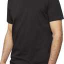 Organic Signatures Crewneck 100% Certified Organic Cotton, Soft Shirts for Men (X-Large, Black)