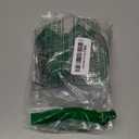 Elecan 3-Outlet Wall Plug Adapter Green,Heavy Duty Outdoor Power Splitter,Weatherproof Multi Outlet Extender with Safe Cover,3-Prong Grounded Plug,Ideal for Holiday, Home and Office,EL ETL