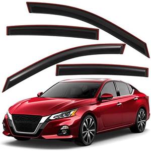 Amazon.com: Lightronic Extra Durable Clip-on in-Channel Auto Vent Window Visor, Fits 2019-2025 Nissan Altima, UV Protection Rain Guard, Original Wind Deflector, No-Drill Easy Install, Dark Smoke, 4-Pcs : Automotive
