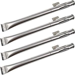 BBQ-Element Stainless Steel Grill Burner Tubes Replacement for Nexgrill 720-0830H, 720-0783E, 720-0864, Gas Grill Pipe Burners for Kenmore, Kitchen Aid, Nexgrill 720-0830A Gas Grill.(4 Pack) (4 Burner)