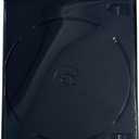 Generic MediaPack4All (4K UHD) Black 12.5mm Double Blu-Ray Case for CD/DVD Storage, Double Capacity (10)
