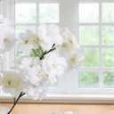 Large Artificial Cherry Blossoms Tree Indoor Faux Cherry Blossom Tree White 6FT Bedroom Trees for Home Christmas New Year Decor