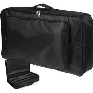 Effect Pedal Storage Bag, Effect Pedalboard Zipper, Black Storage Bag Carry Case Electric Guitar Replacement Accessory Effect Pedal Storage Bag, Effect Pedalboard Zipper, Black Storage Bag Carry Case Electric Guitar Replacement Accessory