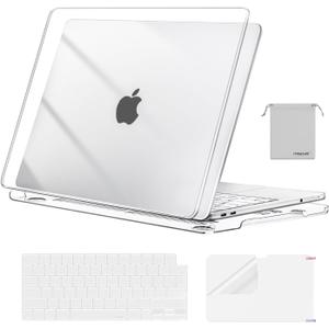 MOSISO Compatible with MacBook Neo Case 13 inch 2026 Release Model A3404 with A18 Pro Chip, 4 in 1 Kit Precision Fit Crack & Scratch Resistant Protective Hard Shell Case Cover, Crystal Clear