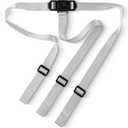 Today's Kids High Chair Straps Replacement Compatible with IKEA Antilop High Chair - Heavy Duty 3 Point Harness Seat Belt, Adjustable Durable Polyester, Soft & Comfortable on Baby's Skin - Gray