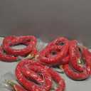 Okllen 4 Pack Red Velvet Stanchion Rope, 5 Feet Crowd Control Ropes Safety Barriers with Polished Gold Hooks for Movie Theater, Queue Barrier, Grand Openings, Hotel Celebration, Carpet Event