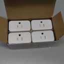 SwitchBot Smart Plug Mini, 15A Energy Monitoring, WiFi & Bluetooth Outlet, Compatible with Alexa, Google Assistant, Home Assistant, App Control, Timer Function, No Hub Required, Compact Design