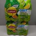 2 x Lipton Zero Sugar Iced Tea, Green Tea Citrus, 16.9 fl oz Bottles, (12 Pack), 100% DV Vitamin C (EXP 05/11/26)