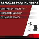 FEXON Ignition Switch & Ignition Lock Cylinder with 2 Keys Compatible with 1997-2005 Chevy Malibu Impala Monte Carlo Olds Alero Grand Am Repalces 12458191 22599340
