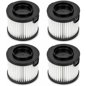 4-Pack SF65 Replacement HEPA Vacuum Filters for Simplicity S65, S65S, S65D, S65P Cordless Stick & Handheld Vacuum Cleaner, Washable & Reusable Vacuum Filter Replacements