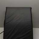 Shinnwa Waterproof Bench Cushion with Ties for Indoor Furniture, Dual-Layer Memory Foam Bench Seat Cushion with Faux Leather Cover and Non-Slip Bottom, 48 x 16 x 2, Black