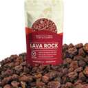 Tinyroots Red Lava Rock for Plants, 2.25 Quarts, Sifted Bonsai and Cactus Soil Additive, Maintains Proper Moisture, Used for Top Dressing, Volcanic Rock, No Dyes or Chemicals