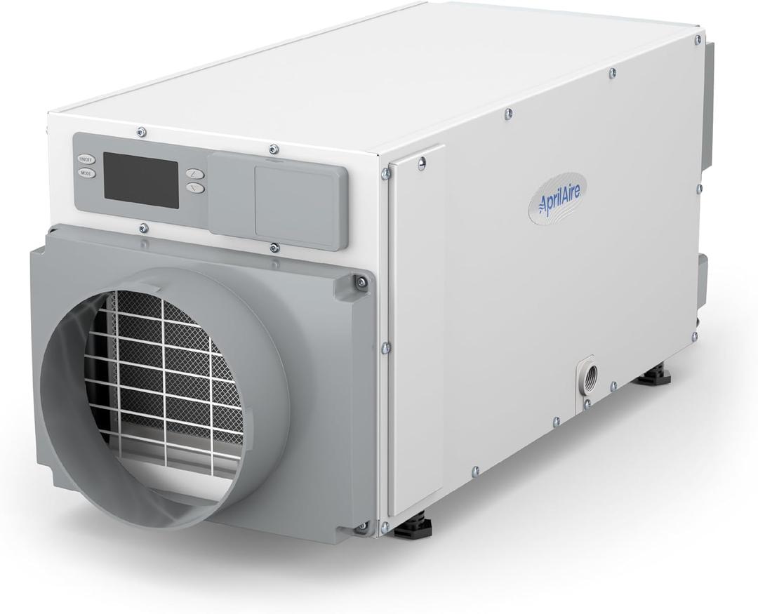 AprilAire E070 Pro 70-Pint Crawl Space Dehumidifier with Drain Hose, Commercial-Grade Whole-House Dehumidifier for Crawlspace, Basement, or Whole Home up to 2,200 sq. ft.