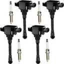 Set of 8 UF861 Ignition Coil Pack with Spark Plugs Compatible with Nissan Altima L4 2.5L 2019 2020 2021, for Nissan Rogue L4 2.5L Replace# 224486CA1A