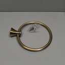 Delta Lahara (1-Pack) Hand Towel Holder Champagne Bronze Towel Racks for Bathroom Wall Round Towel Ring Holder for Bath Towel Hanger for Kitchen, Bathroom Accessories 73846-CZ