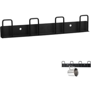 Measuring Cup Organizer - Hanging Rack, Suitable for Kitchen Storage Measuring Cup, Measuring Cups Holder for Space Saving, Wall Mounted Accessory Hanger for Cups, Including Screw