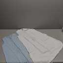 2-Pack Baby Sleep Sacks, Zipper Wearable Blanket - 0.5TOG Organic Cotton, Lightweight, Soft Cozy Toddler Sleeping Sack 6-12 months, Easy to Wear Large Newborn Transition Swaddles Sleep sacks (Glacier, Medium)