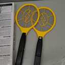 2 Pack Electric Fly Swatter, Bug Zapper Racket for Indoor Pest Control, Handheld Insect Killer Bat Battery Powered Electric Mosquito Swatter for Outdoor and Home