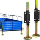 Telescoping Stabilizer Jack -Screw and Welding Installation-1 pc | BuyGoe More Convenient DIY it on Your Small Trailer,Load Capacity 2500 Pound