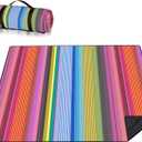 Picnic Blankets Beach Blanket 80" X 80" Extra Large Waterproof Camping Blankets Portable Outdoor Mat 3-Layer Blanket for Beach, Hiking, Park, Music Festival, Grass Lawn,Travel