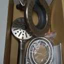 Delta 6-Setting In2ition 2-in-1 Dual Shower Head with Handheld High Pressure ProClean Spray, Brushed Nickel Detachable Shower Head with Hose, 1.75 GPM Flow Rate, Satin Nickel 75655SN