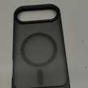 Temdan Designed for iPhone Air Case, Built-in Invisible Kickstand Compatible with MagSafe Military Grade Shockproof Slim Translucent Matte Phone Case for iPhone 17 Air 6.5 inch (Black)