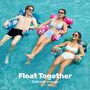 SLOOSH Pool Floats Chairs Adult, 3 Packs Inflatable Lounge Chairs,Blow up Pool Noodles Floats for Adults,Water Floating for Beach Party Summer Water Fun
