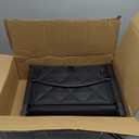 Sheenive Stadium Seats for Bleachers with Back Support, Bleacher Seats with Backs and Cushion Wide, Padded Portable Folding Comfort Stadium Chair with Shoulder Strap, Perfect for Sports Events (Black)