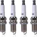 Iridium Spark Plugs 5464 Compatible with Honda Civic Hyundai ELantra Tucson Isuzu Kia Mazda Mitsubishi Suzuki Toyota Corolla 4 Runner Prius L4 H4 1.3L-2.7L Replacement for BKR5EIX-11 Pack of 4