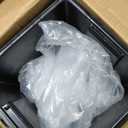 Mueller M-Resin Heavy Duty Tall Planters for Outdoor Plants, Indoor Grande Plant Pots, Boxes, Trees, Flower Pots, 2-Piece Set, 24, Modern Design, Built-in Drainage, Front Porch Decor, Dark Gray