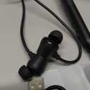 Rythflo Active Noise Cancelling Headphones, Wireless in Ear Neckband Blutooth Headphones with 3 AI Mics ENC, 60Hrs Playtime, V5.3 Multipoint Connection Magnetic Earbuds for Work/Travel/Home/Office (Black)