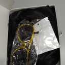 4pcs Set 50s Rock Wig with Sunglasses and Necklace for Men Singer Rocker Costume Wigs for Cosplay Halloween Party (Adults)