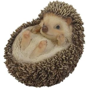 Hi-Line Gift Ltd Hedgehog on Back Statue