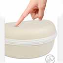 Hard Headphone Case for Beats Solo 4, Studio Pro, Solo 3, Studio 3, Solo 2,Over Ear Headphone Carrying Case with Storage Cable Bag Strap for Travel (Beige)