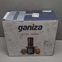 Ganiza Cold Press Juicer, 4.3" Compact Space-Saving Design Juicer Machine with 3 Replaceable Filters, One-Touch & Ultra-Quiet Operation, BPA-Free Easy to Clean, Silver