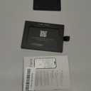 SPOTMINDERS Apple MFi Certified Wallet Tracker Card for Travel - Works with Apple Find My, IP68 Waterproof Rechargeable Tracking Card for Wallet Luggage Passport Purse - Ultra Slim 0.07in Item Finder (Black, Pack of 1)